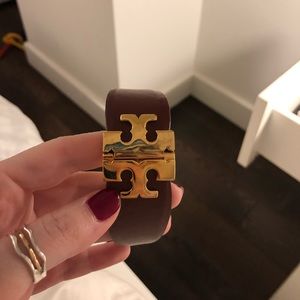 Tory Burch Leather Bracelet - never worn!